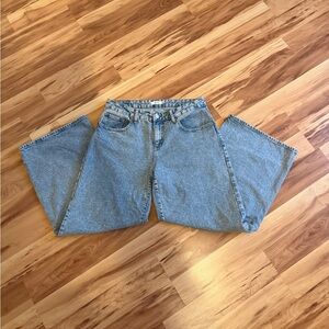 Wide leg jeans